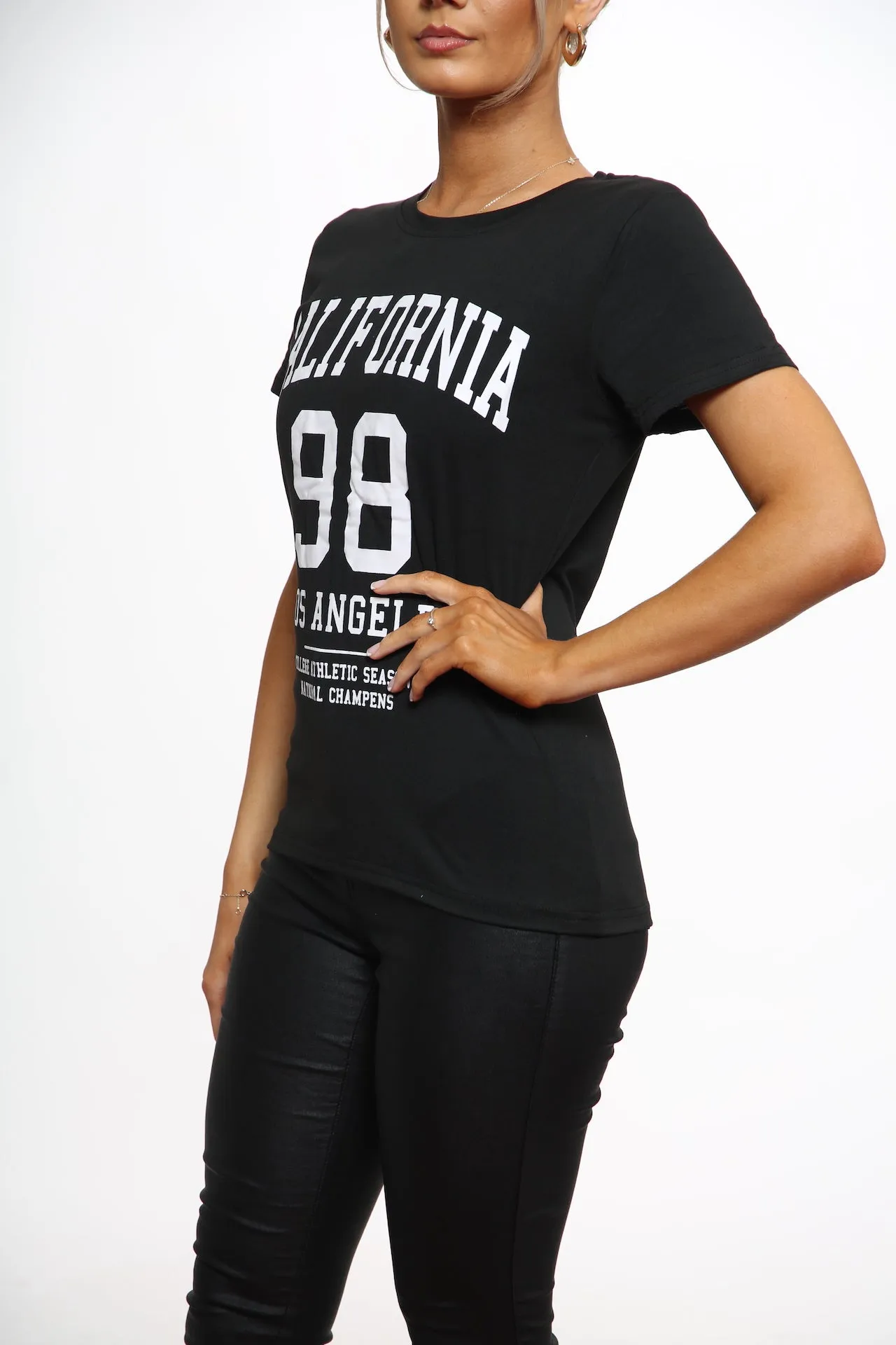 CALIFORNIA Slogan Tee sold by Denimwise product image thumbnail 3