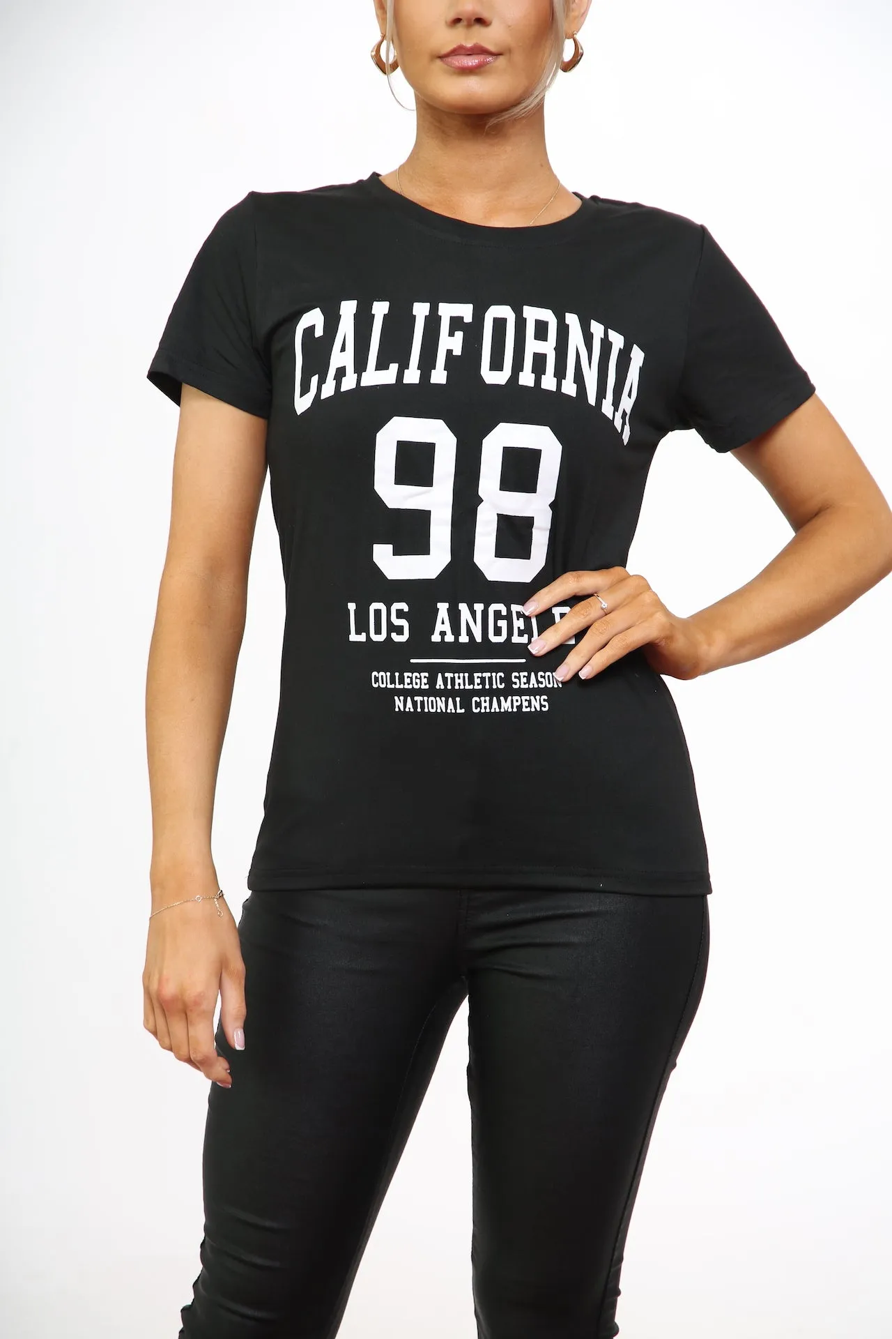 CALIFORNIA Slogan Tee sold by Denimwise product image thumbnail 2