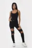 BLACK RIPPED Ladies High Waisted Jeans sold by Denimwise