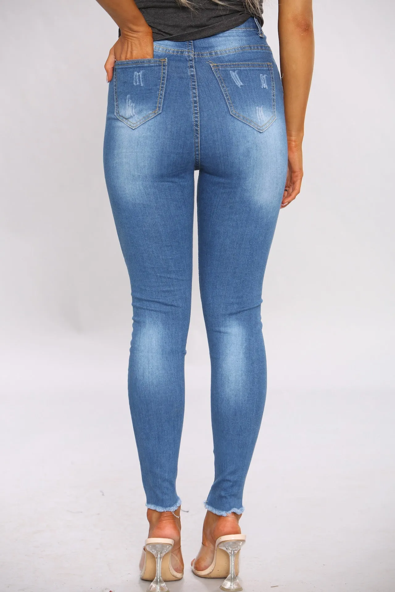 Denim Ripped Pocket Jeans sold by Denimwise product image thumbnail 4