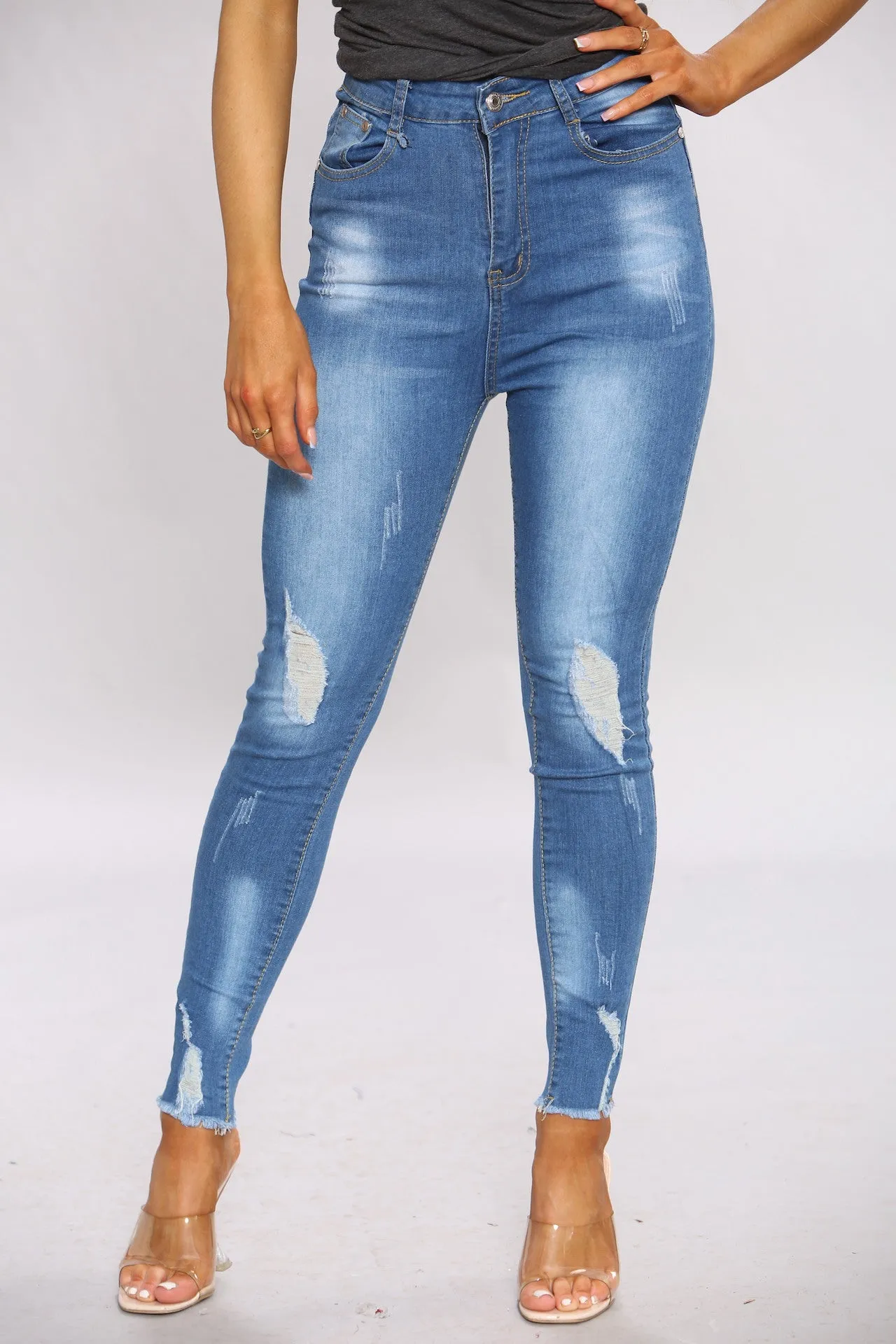 Denim Ripped Pocket Jeans sold by Denimwise