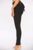 Black Knotted Waffle Sports Leggings sold by Denimwise