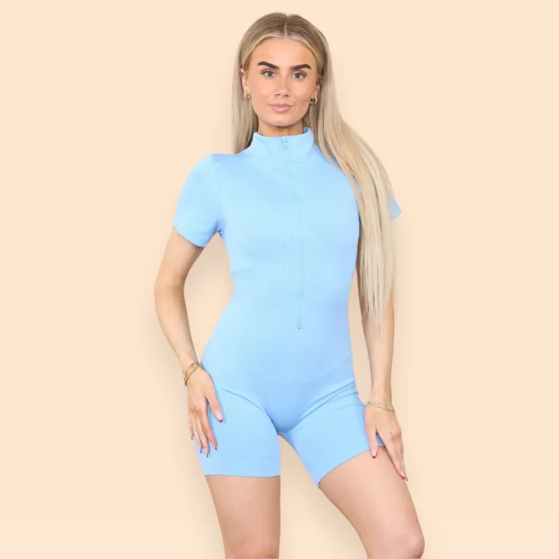 Zip Front Shapewear Unitard sold by Denimwise