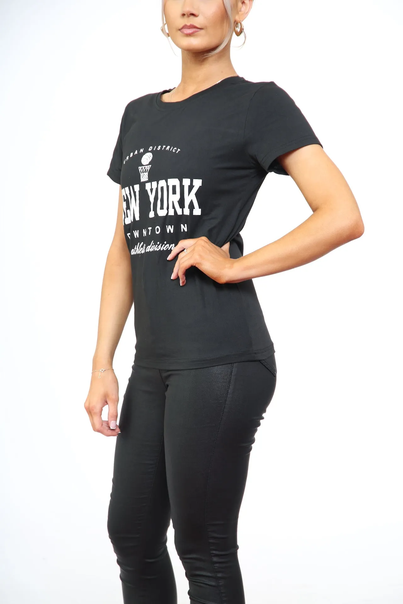 'NEW YORK ' SLOGAN PRINT T-SHIRT sold by Denimwise product image thumbnail 2