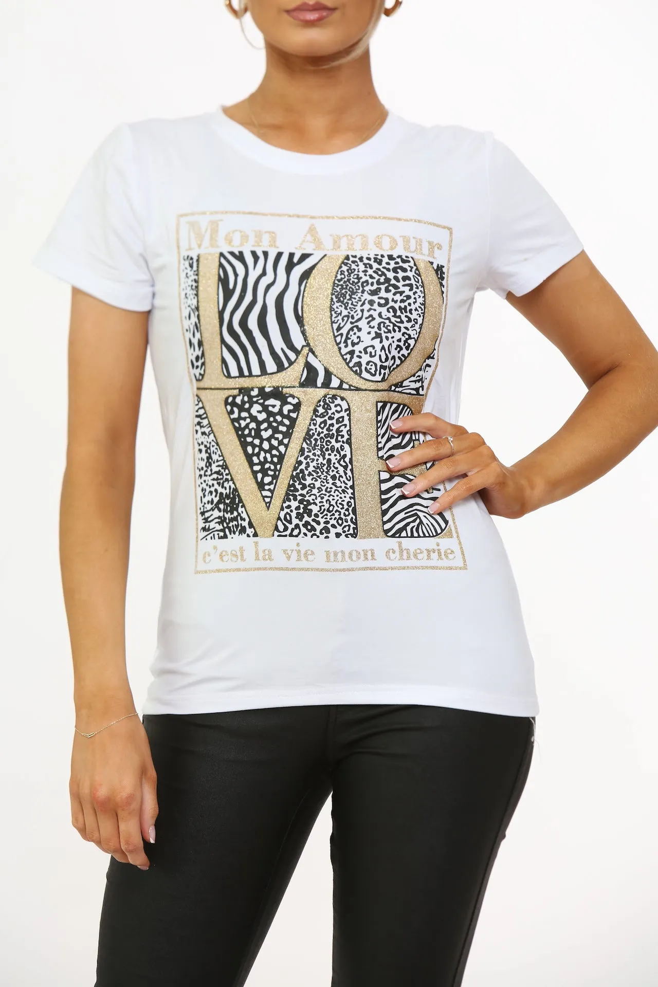 'LOVE' PRINT T Shirt sold by Denimwise product image thumbnail 3
