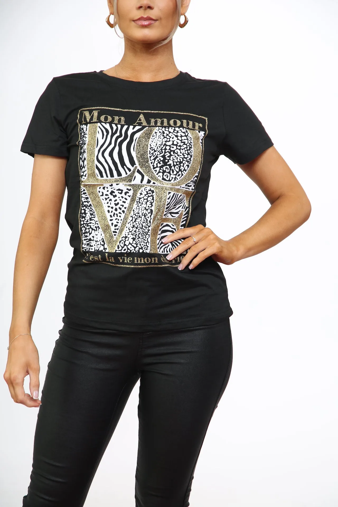 'LOVE' PRINT T Shirt sold by Denimwise