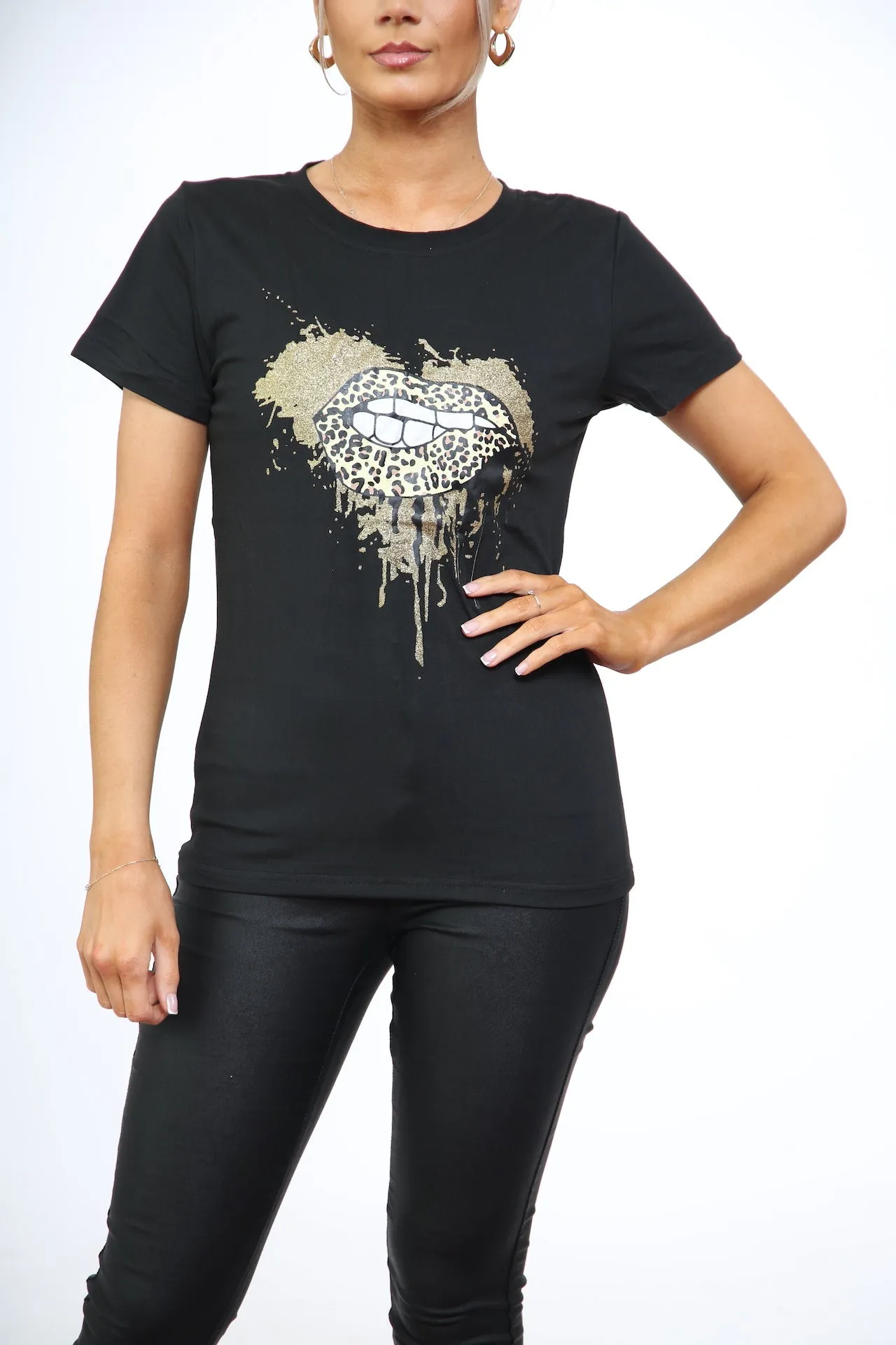 LIP PRINT T Shirt sold by Denimwise product image thumbnail 2