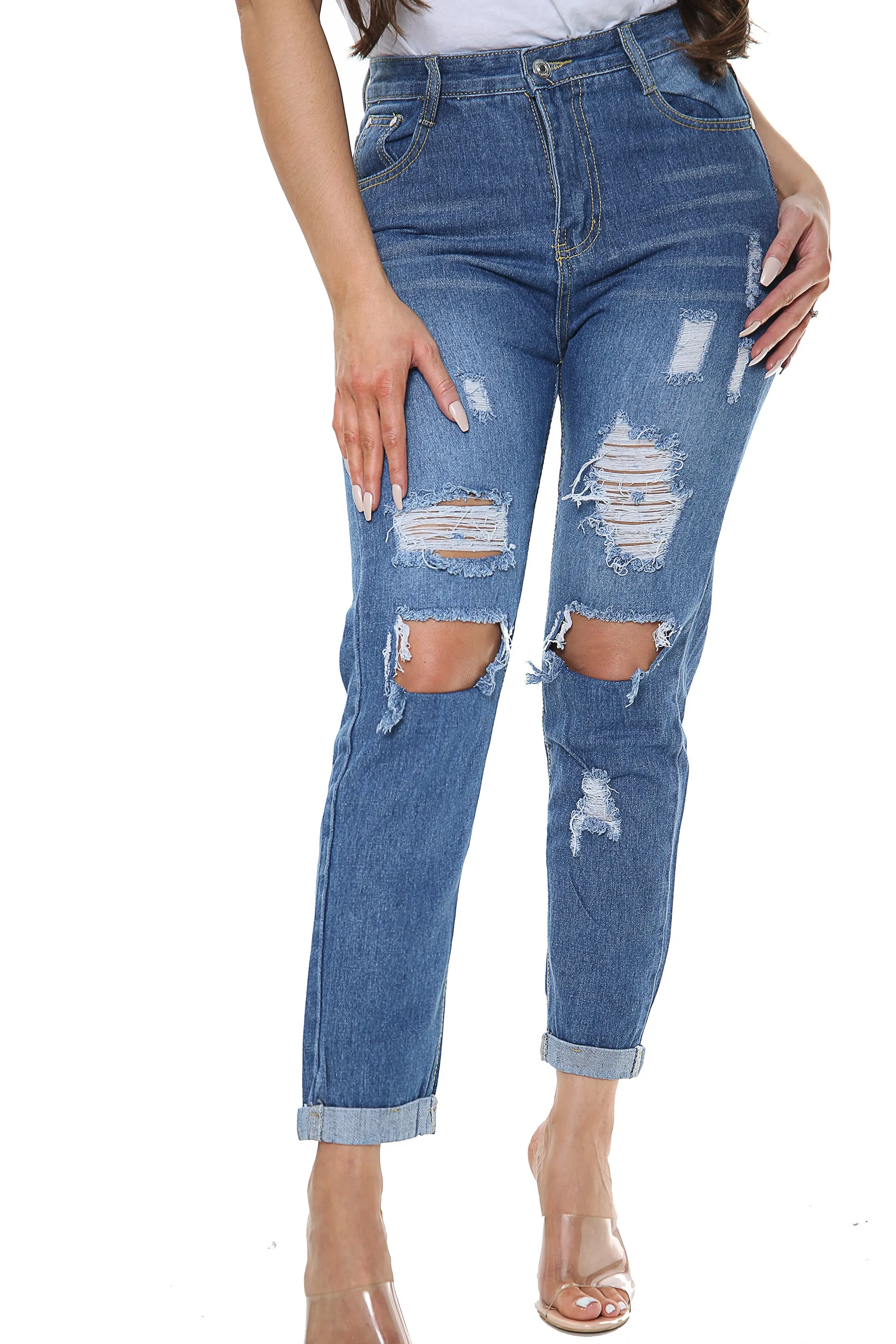 Blue Boyfriend Jeans sold by Denimwise product image thumbnail 2