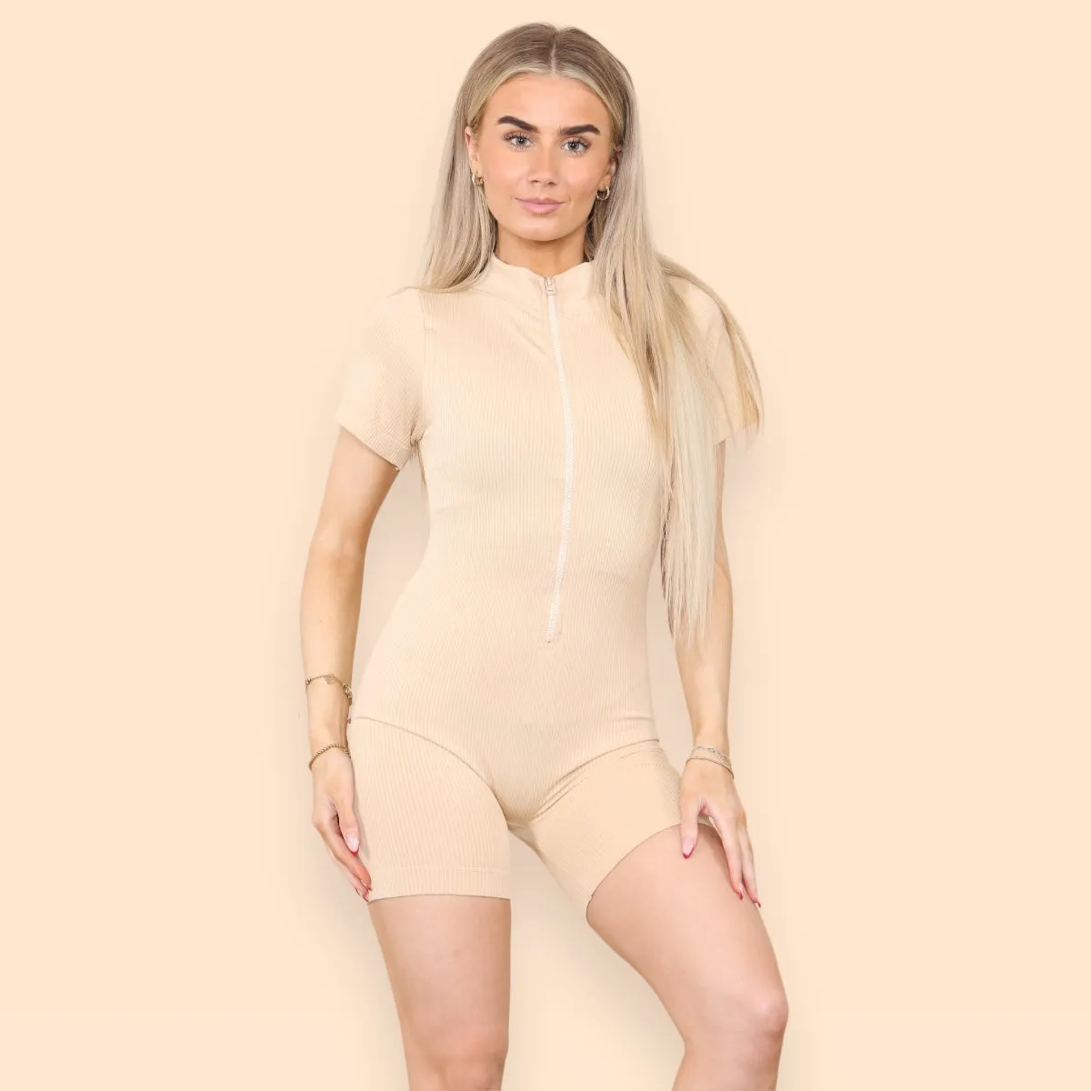 Zip Up Front Shapewear Unitard For Women sold by Denimwise