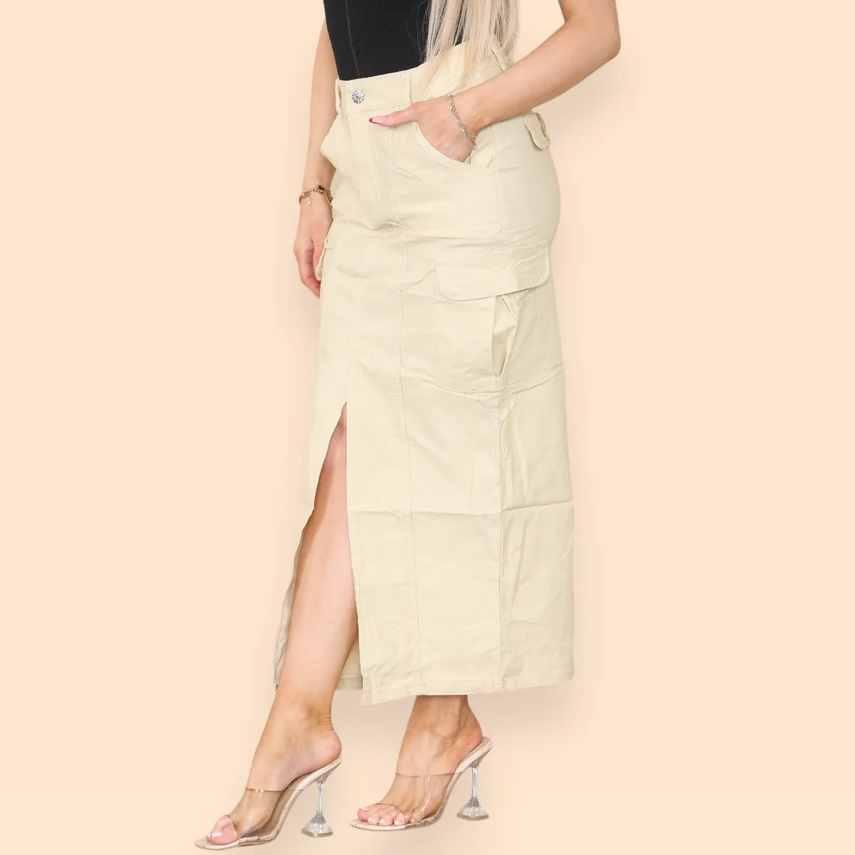 BEST SELLINNG LADIES LONG SKIRT sold by Denimwise product image thumbnail 3