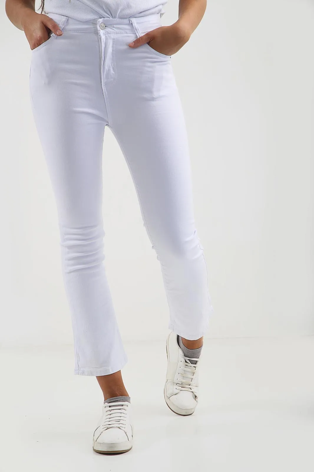 White Ladies High waisted Jeans sold by Denimwise product image thumbnail 2