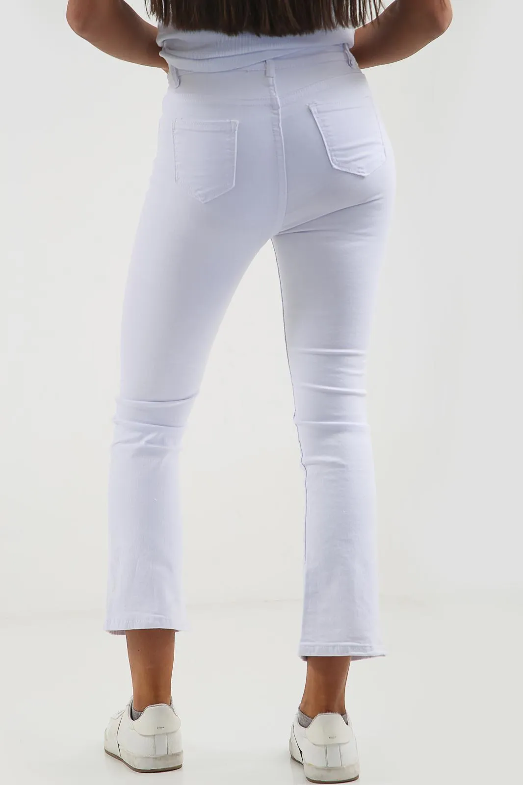 White Ladies High waisted Jeans sold by Denimwise product image thumbnail 4
