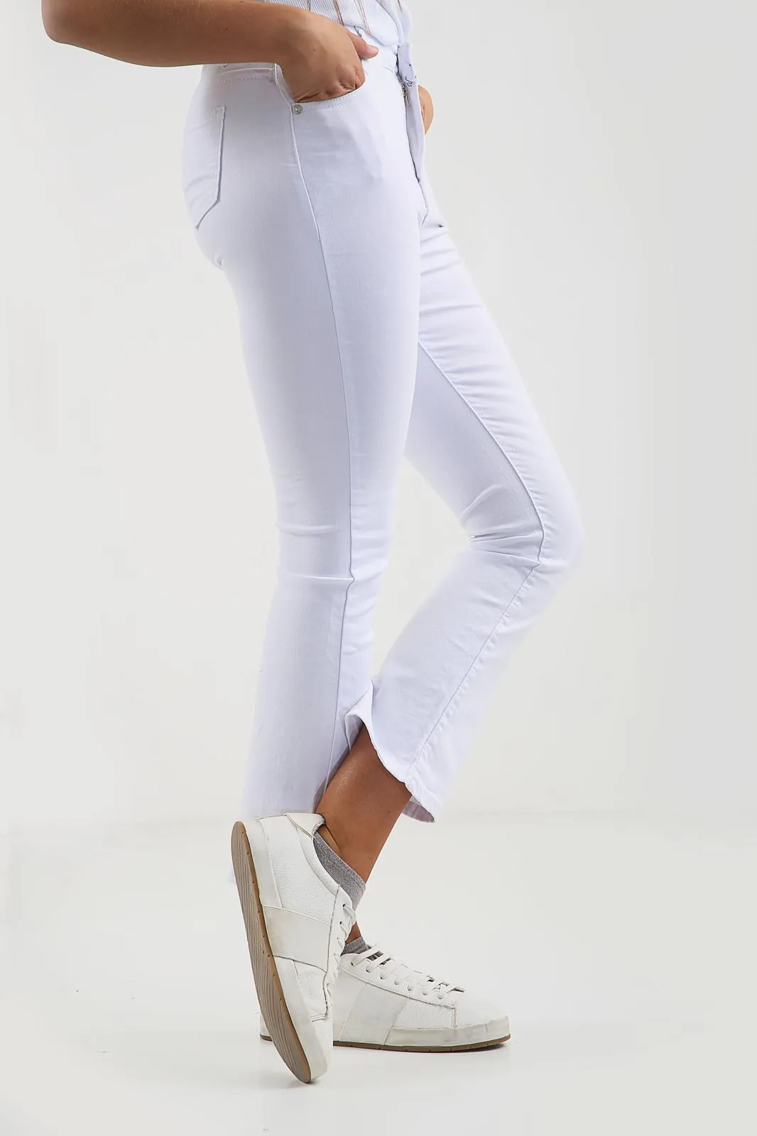 White Ladies High waisted Jeans sold by Denimwise product image thumbnail 3