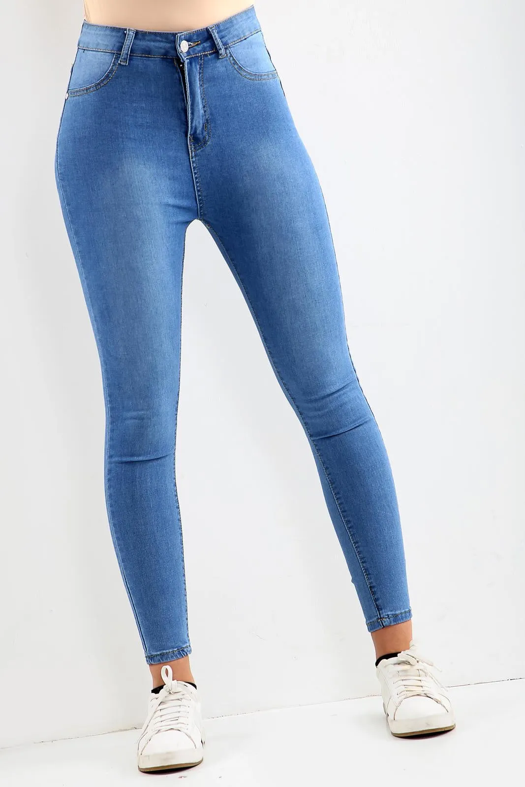 LADIES HIGH WAISTED Blue JEANS sold by Denimwise