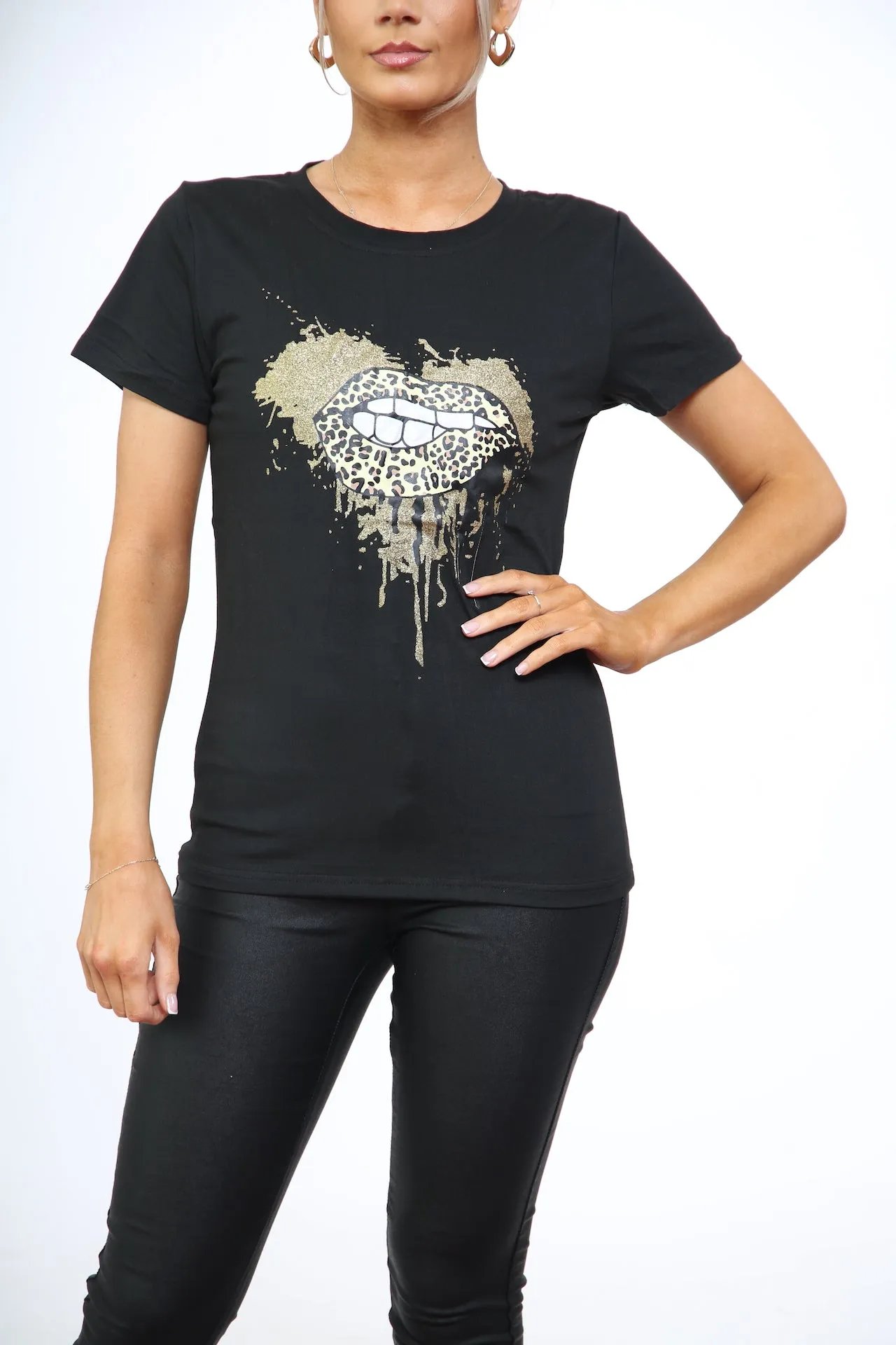 LIP PRINT T Shirt sold by Denimwise product image thumbnail 2