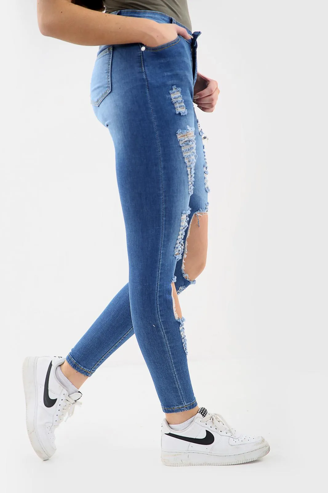 BLUE LADIES Ladies High waisted jeans sold by Denimwise product image thumbnail 3