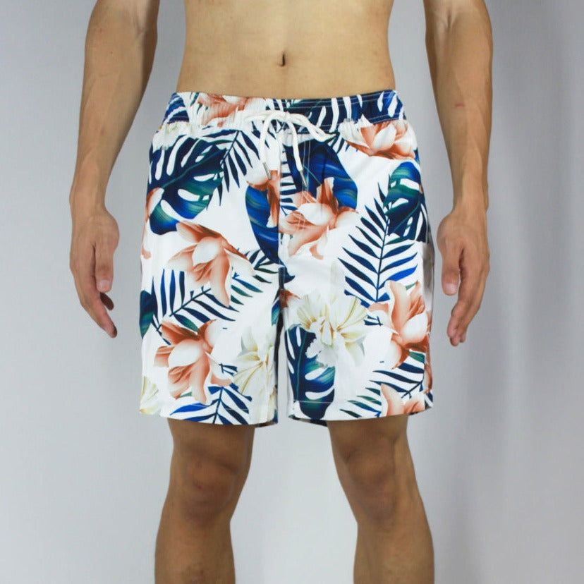Men's 6'' Stretch Volley Swim Shorts-Flowernest sold by IslandHaze product image thumbnail 2