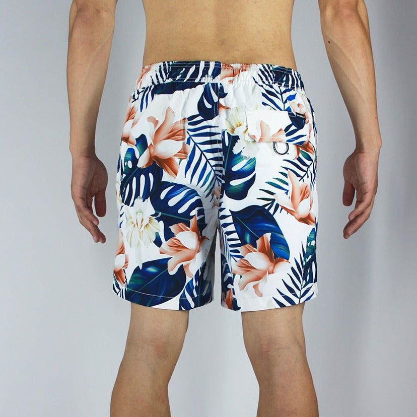 Men's 6'' Stretch Volley Swim Shorts-Flowernest sold by IslandHaze product image thumbnail 4