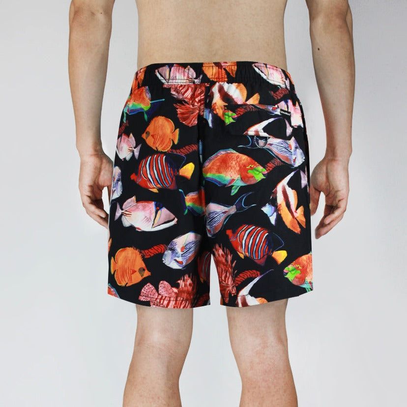 Men's 6'' Stretch Volley Swim Shorts-Aquarium sold by IslandHaze product image thumbnail 5