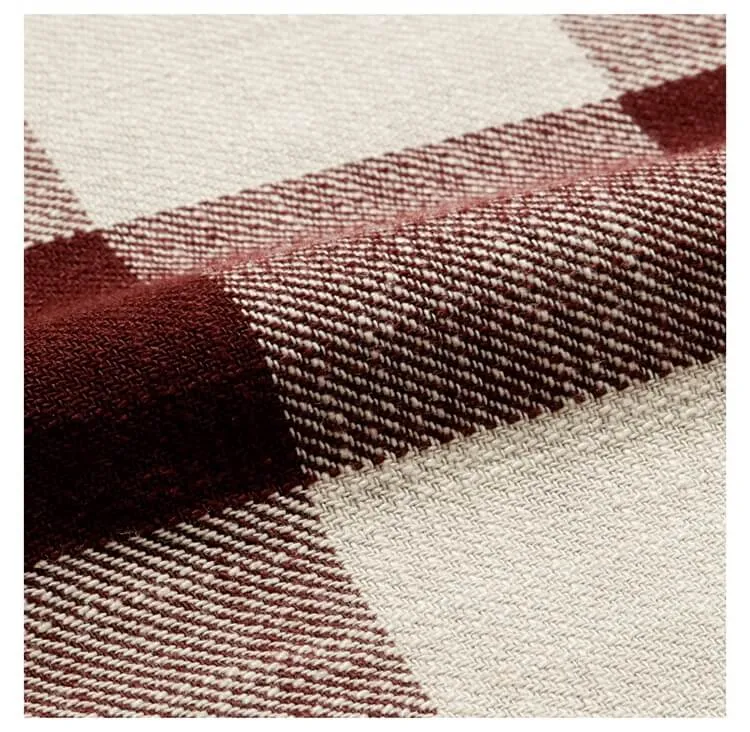 Plaid Performance Flannel Workshirt Dark red sold by IslandHaze product image thumbnail 5