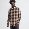 Plaid Performance Flannel Workshirt Olive sold by IslandHaze