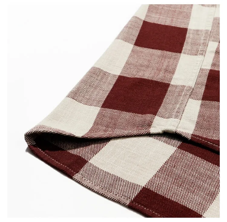 Plaid Performance Flannel Workshirt Olive sold by IslandHaze product image thumbnail 4