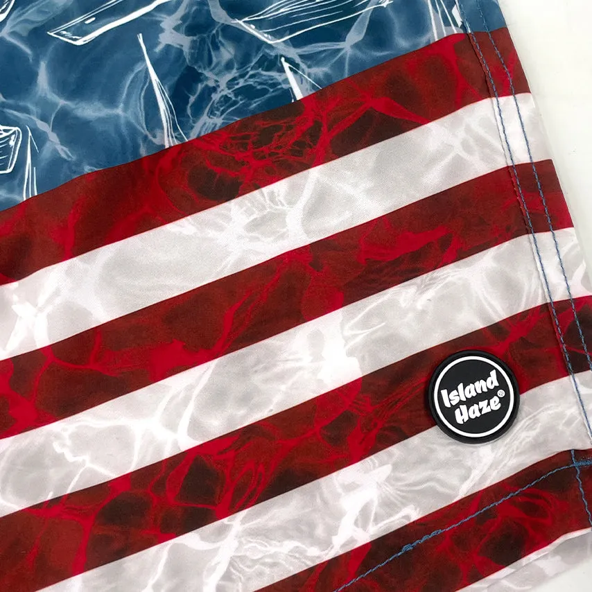 6“ Stretch Printed Volley Shorts-Copper sold by IslandHaze product image thumbnail 4