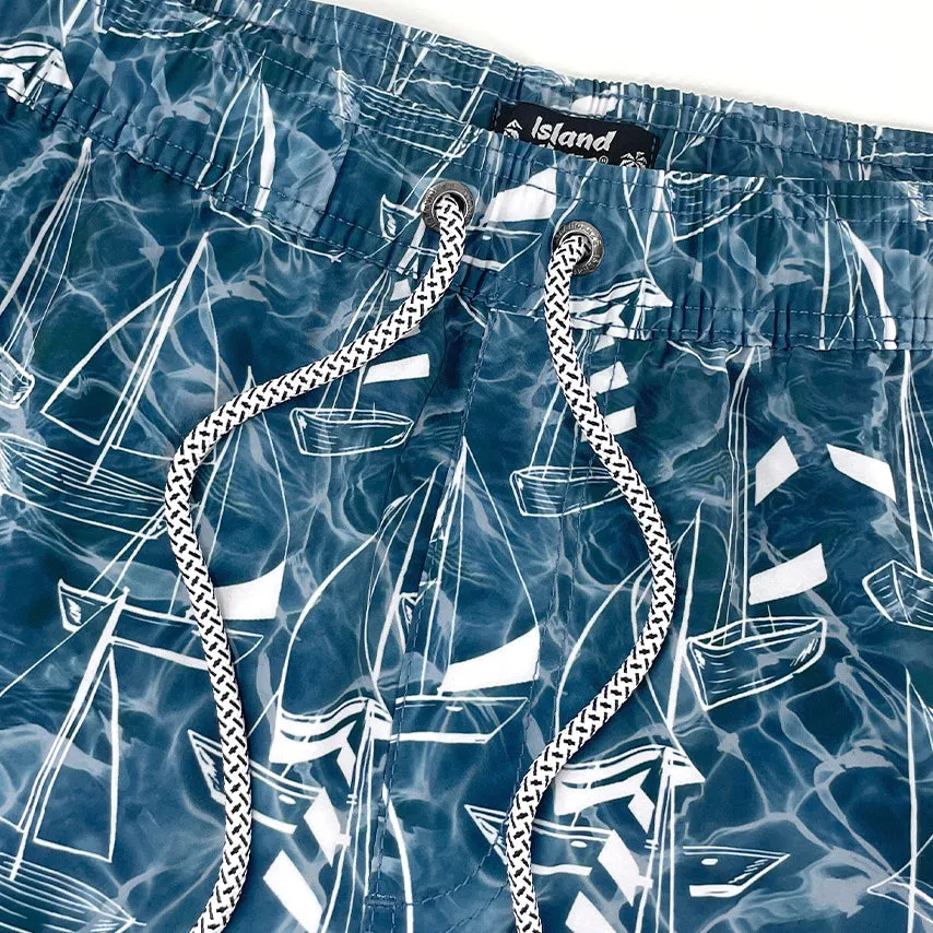6“ Stretch Printed Volley Shorts-Copper sold by IslandHaze product image thumbnail 3