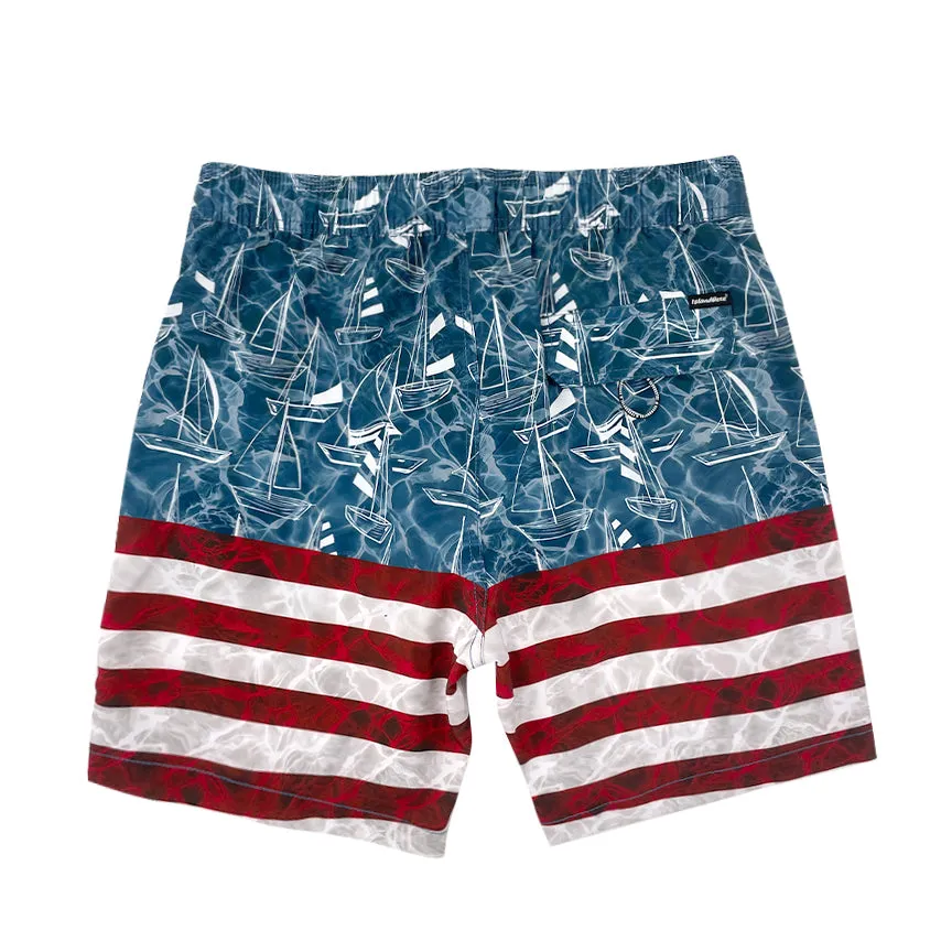 6“ Stretch Printed Volley Shorts-Copper sold by IslandHaze product image thumbnail 2