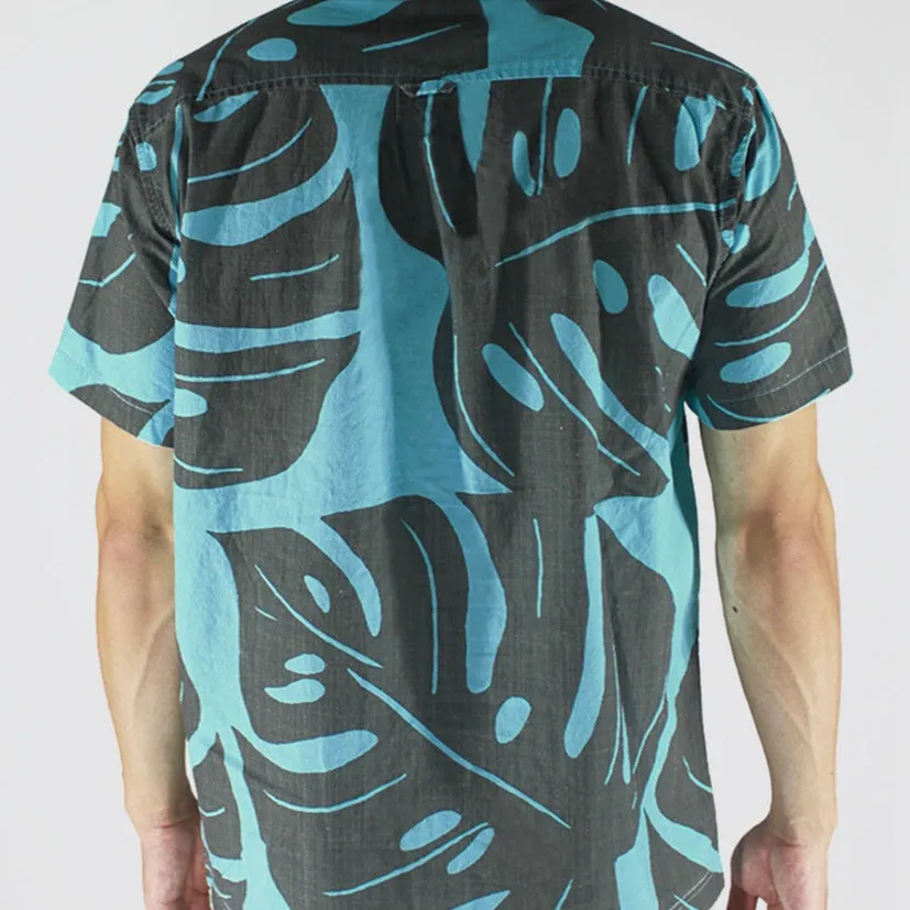 Men’s Button-Down Cotton Hawaiian Shirt SUPER NATURAL sold by IslandHaze product image thumbnail 4