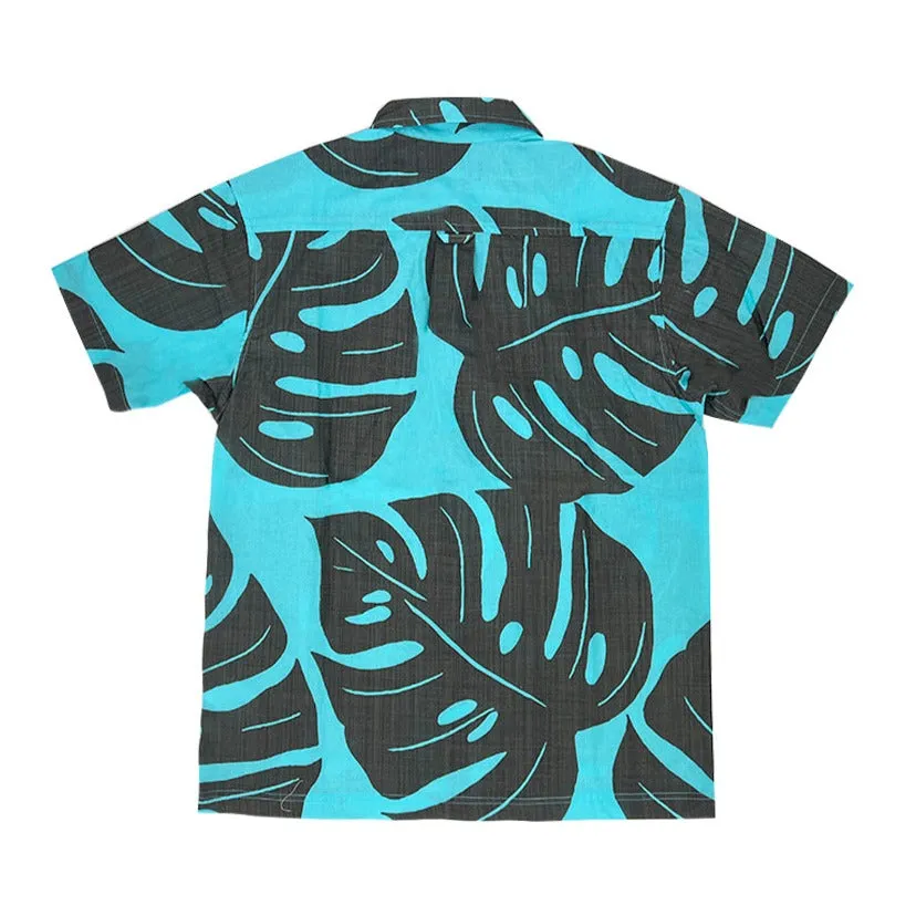 Men’s Button-Down Cotton Hawaiian Shirt SUPER NATURAL sold by IslandHaze product image thumbnail 2