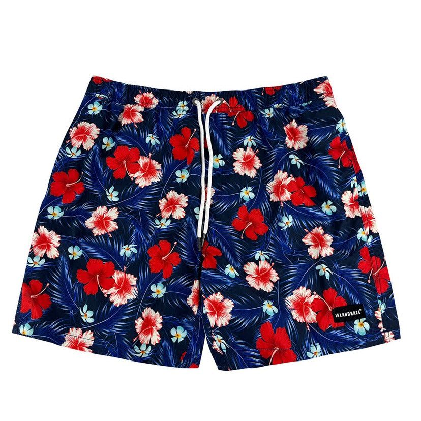 Men's 6'' Stretch Printed Volley Hawaii Swim Trunks-Midsummer sold by IslandHaze