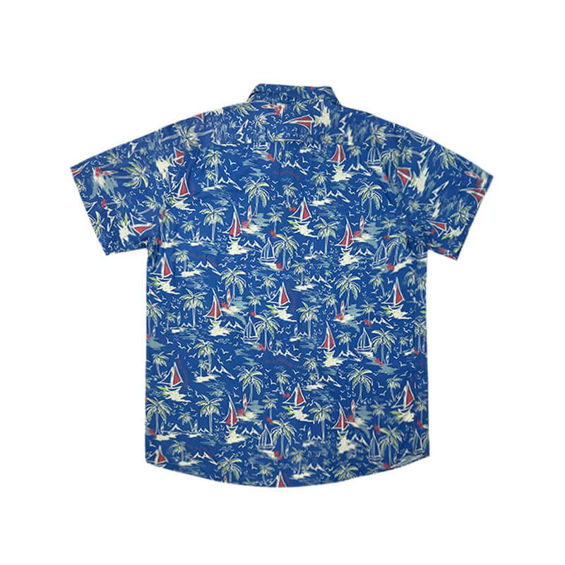 Hawaiian Men's 100% Linen Shirts - Sailboat sold by IslandHaze product image thumbnail 2