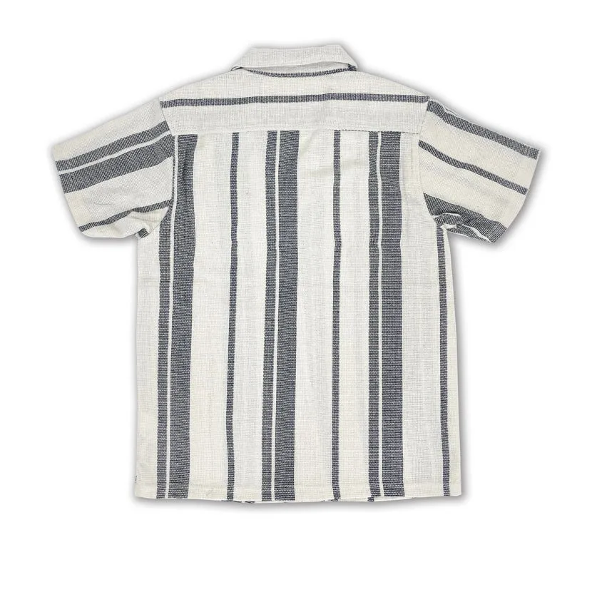 Men's Textured Stripe S/S Woven Shirts (MS724714) sold by IslandHaze product image thumbnail 2