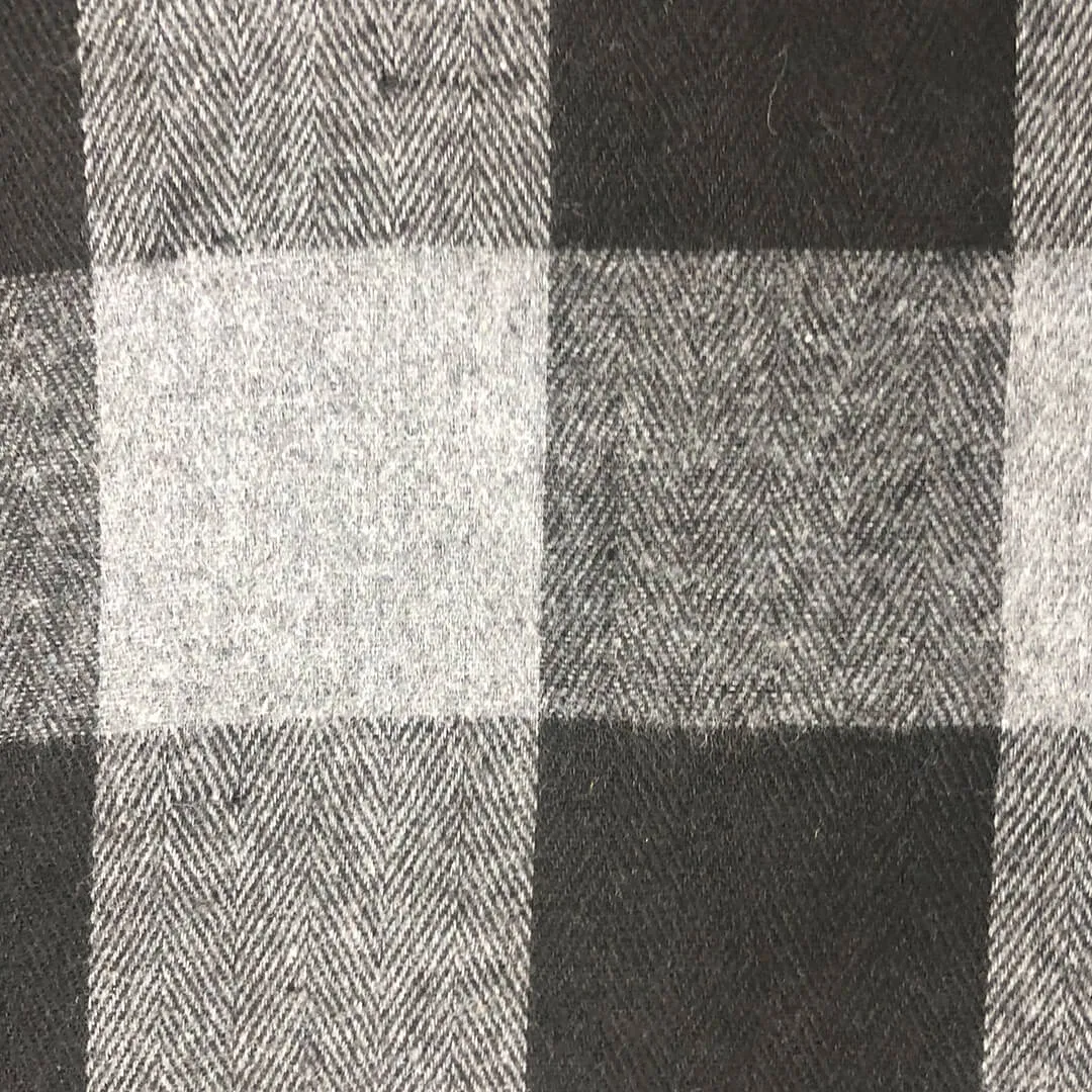 Vintage Washed Flannel Shirt Black sold by IslandHaze product image thumbnail 3