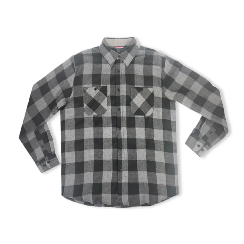 Vintage Washed Flannel Shirt Black sold by IslandHaze