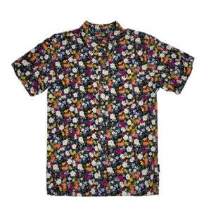 Hawaiian Men's Printed Woven Shirts - Indie Floral sold by IslandHaze