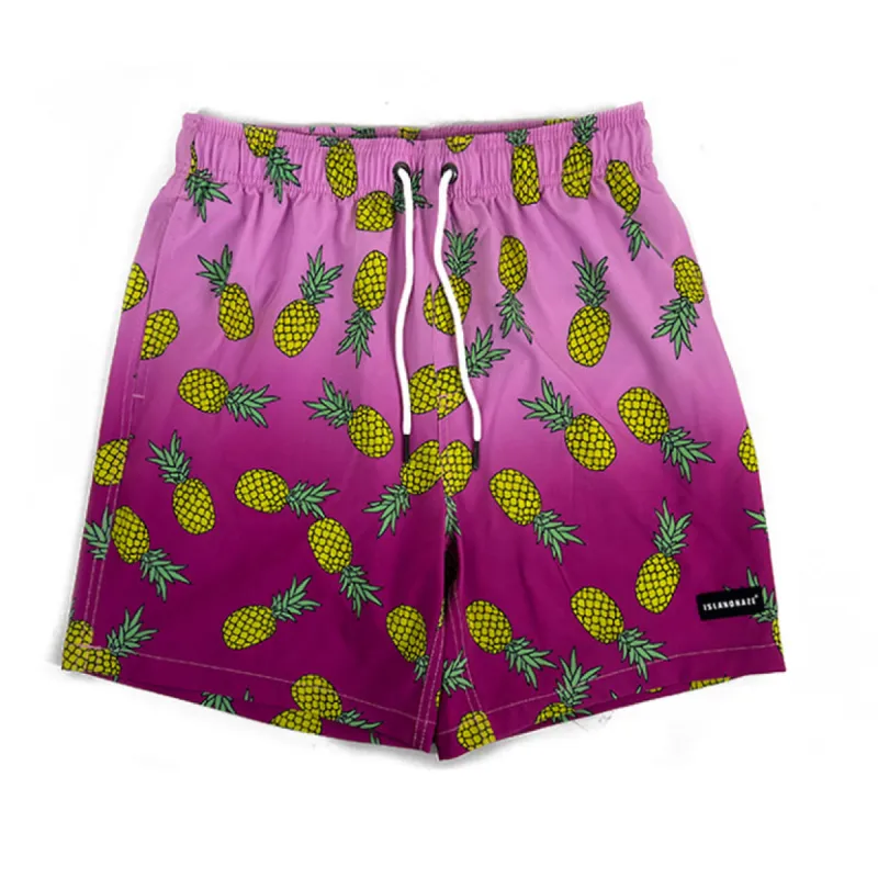 6“ Stretch Printed Volley Shorts ZOMBI COCKTAIL sold by IslandHaze