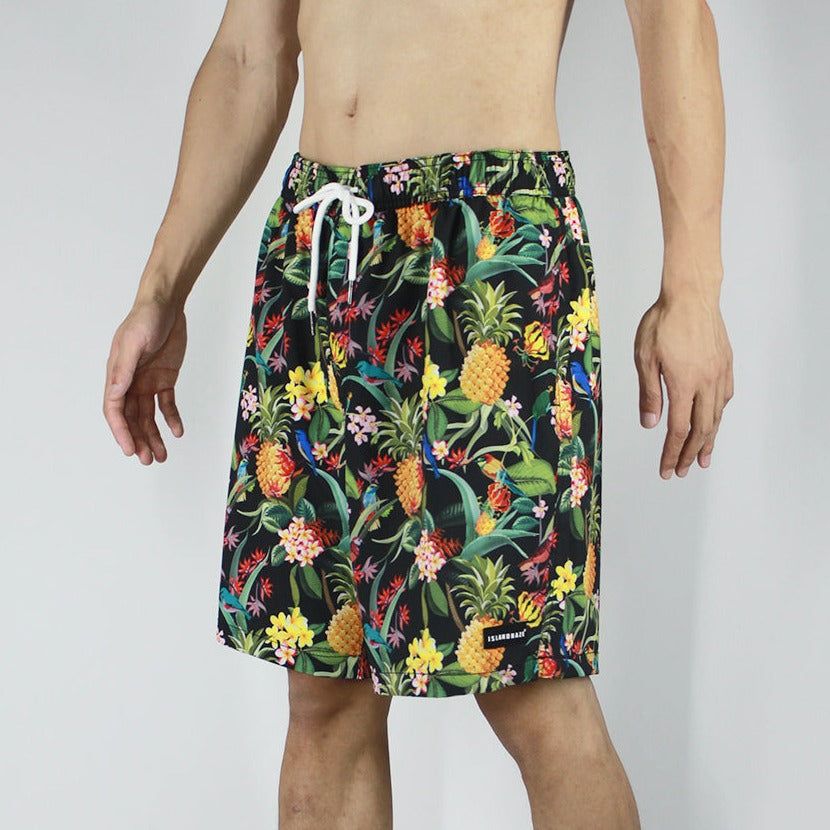 Men's 6'' Stretch Printed Volley Swim Trunks with mesh liner-CORTEZ sold by IslandHaze product image thumbnail 4