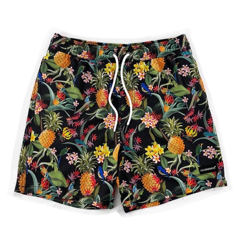Men's 6'' Stretch Printed Volley Swim Trunks with mesh liner-CORTEZ sold by IslandHaze
