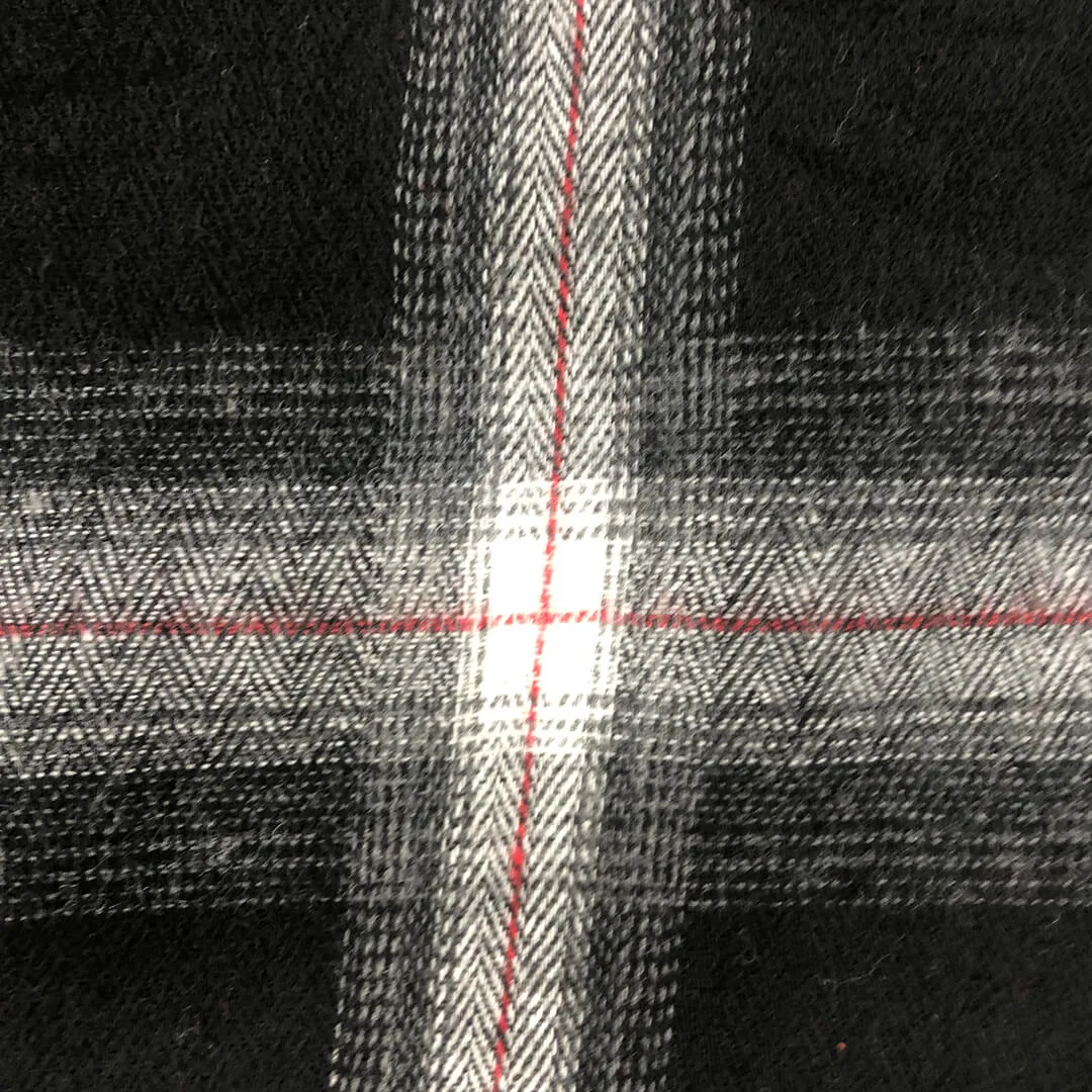 Plaid Performance Flannel Workshirt Black sold by IslandHaze product image thumbnail 3