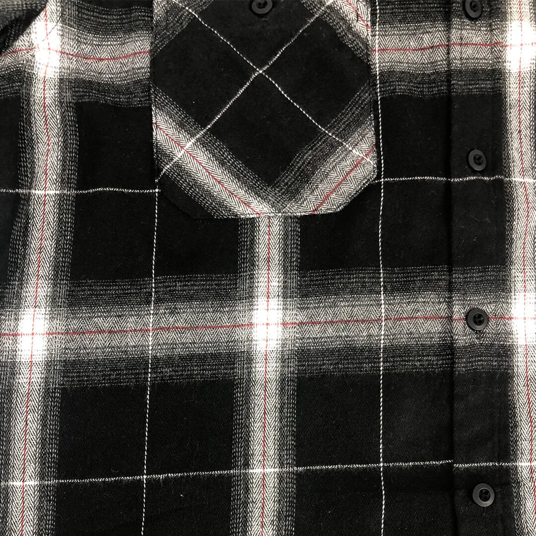 Plaid Performance Flannel Workshirt Black sold by IslandHaze product image thumbnail 2