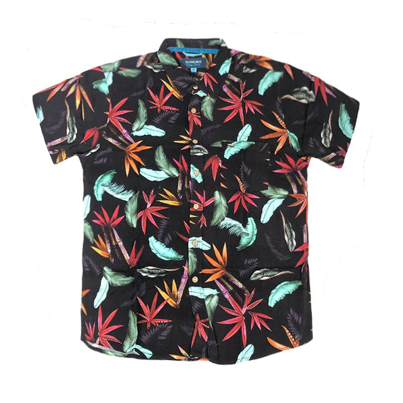Hawaiian Shirt Tropical Feather Flower Shirt sold by IslandHaze