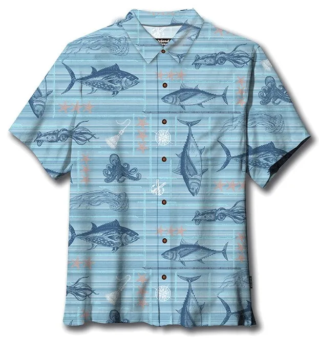 Men's Beach Shirt Fishball Short Sleeve Shirt sold by IslandHaze product image thumbnail 5
