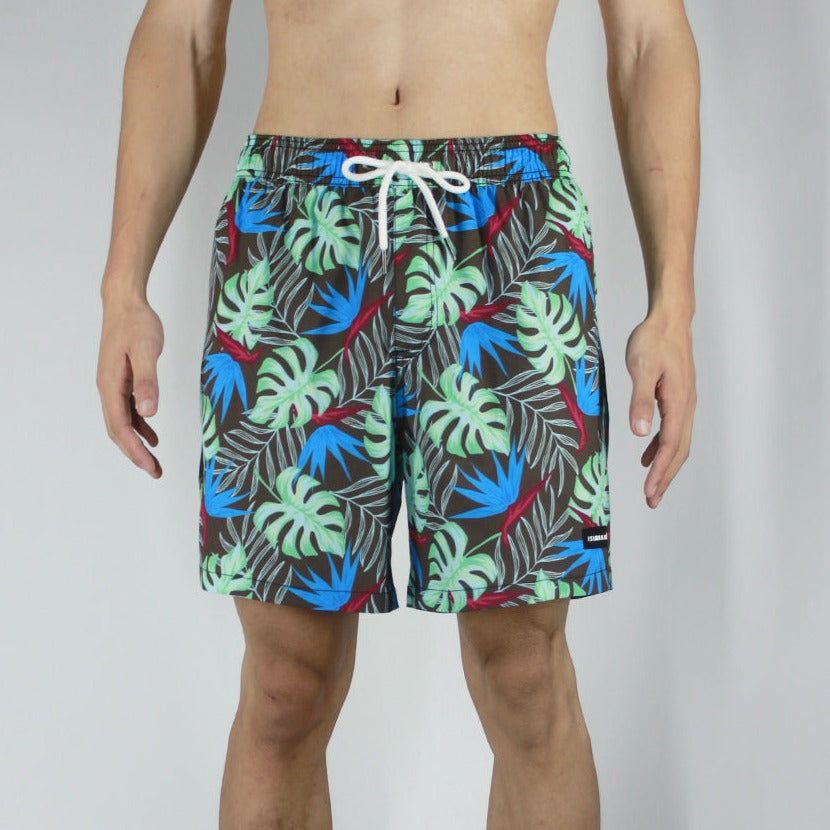 Men's 6'' Stretch Printed Volley Swim Trunks With Pockets-LENO sold by IslandHaze product image thumbnail 2
