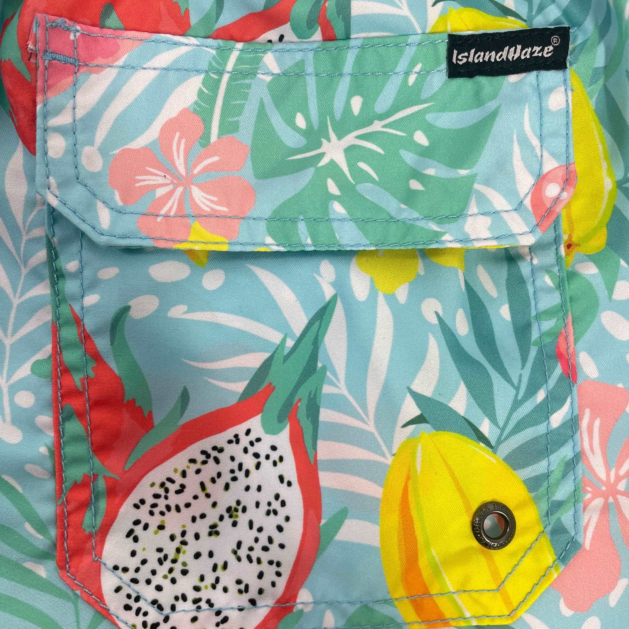 6'' Men's Volley Swim Trunks-Fruity Punch sold by IslandHaze product image thumbnail 6