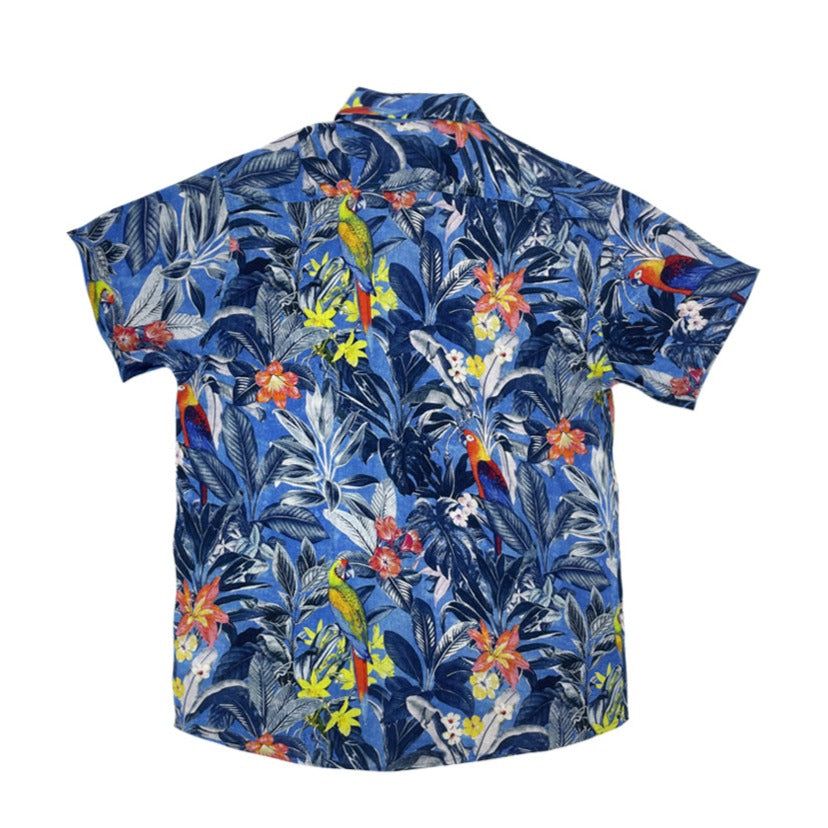 Hawaii Men's 100% Linen Shirts - Budgie sold by IslandHaze product image thumbnail 2