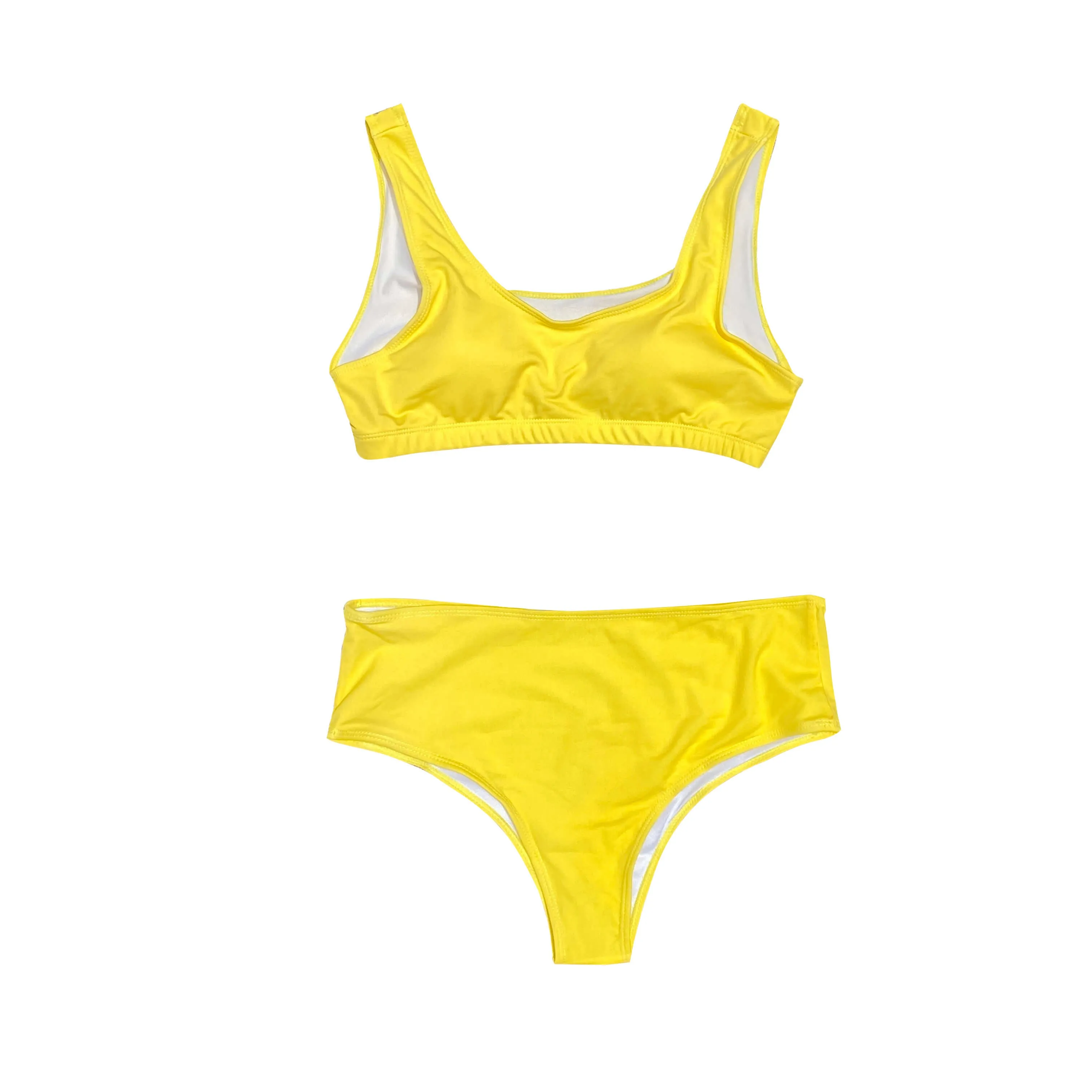 Islandhaze® color changing high waisted bikini -Yellow to orange sold by IslandHaze product image thumbnail 2