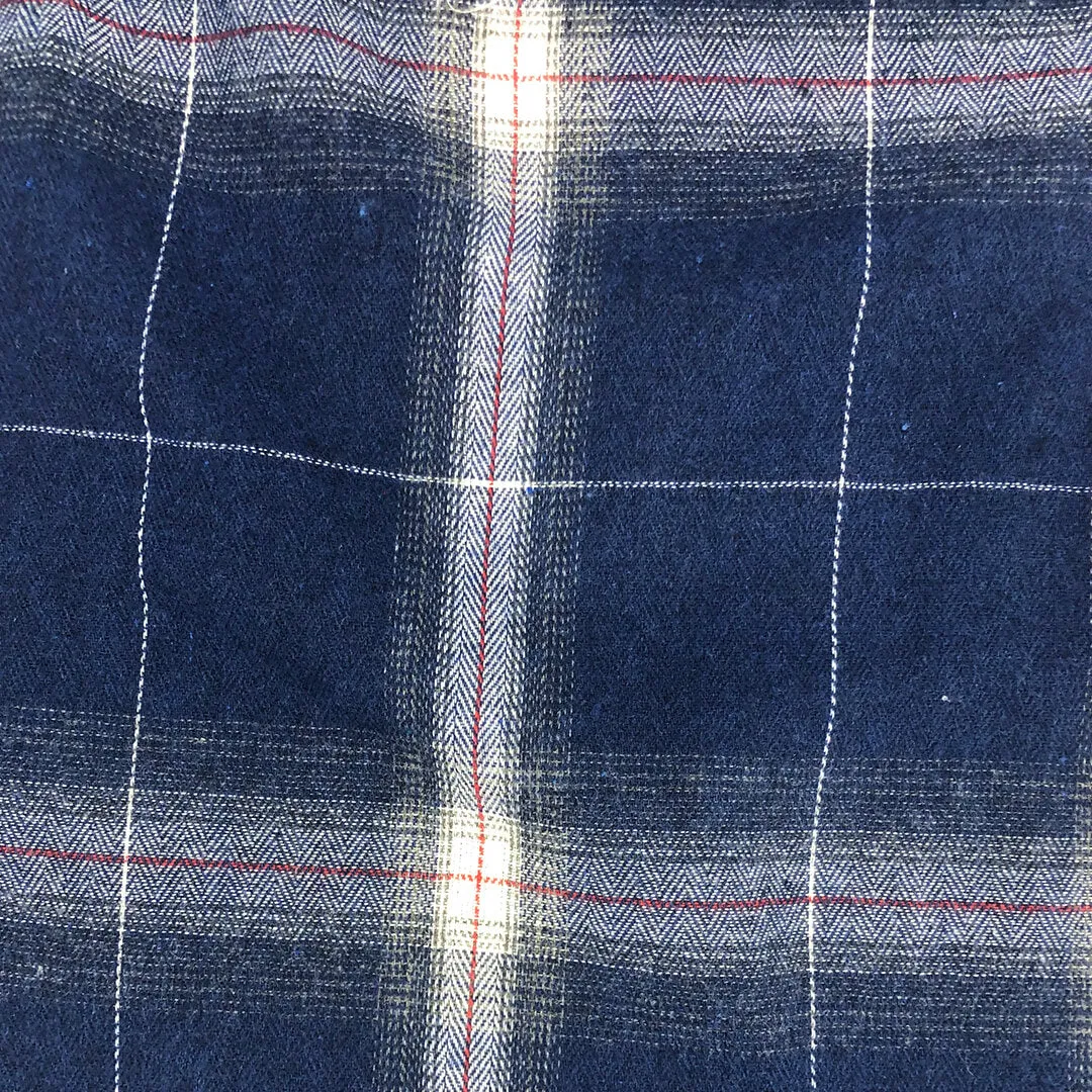 Plaid Performance Flannel Workshirt Navy sold by IslandHaze product image thumbnail 3