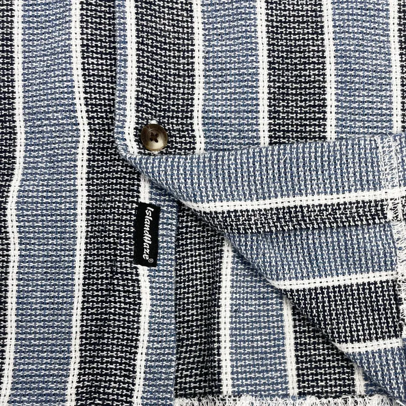 Men's Textured Stripe S/S Woven Shirts (MS724719) sold by IslandHaze product image thumbnail 4